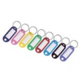 Porte-clés étiquette avec anneau simple